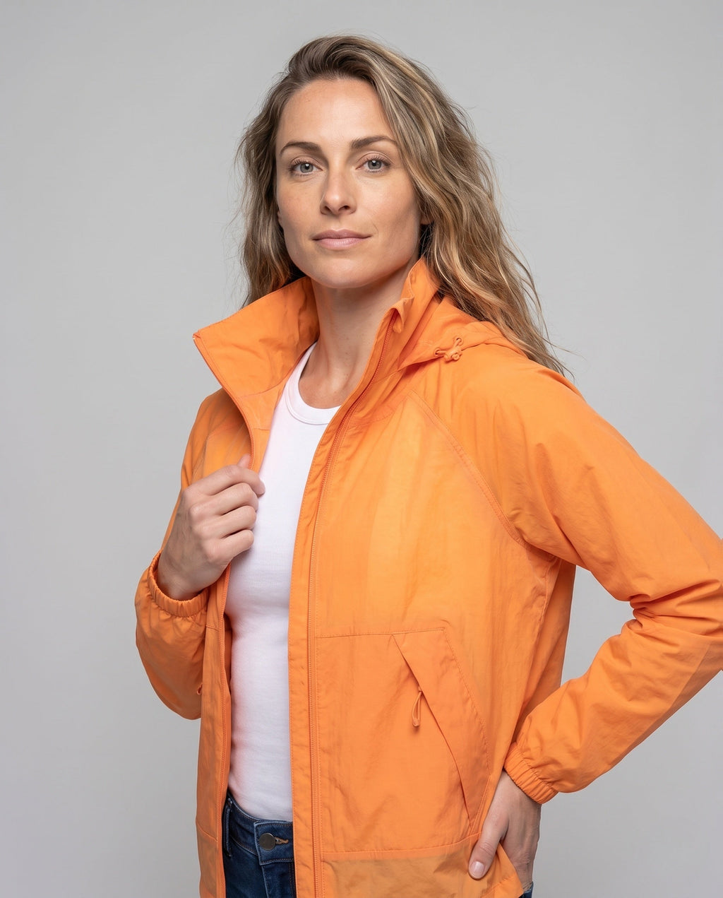 Women's Functional UV Protection Jacket with Breathable Design - Upper Body View
