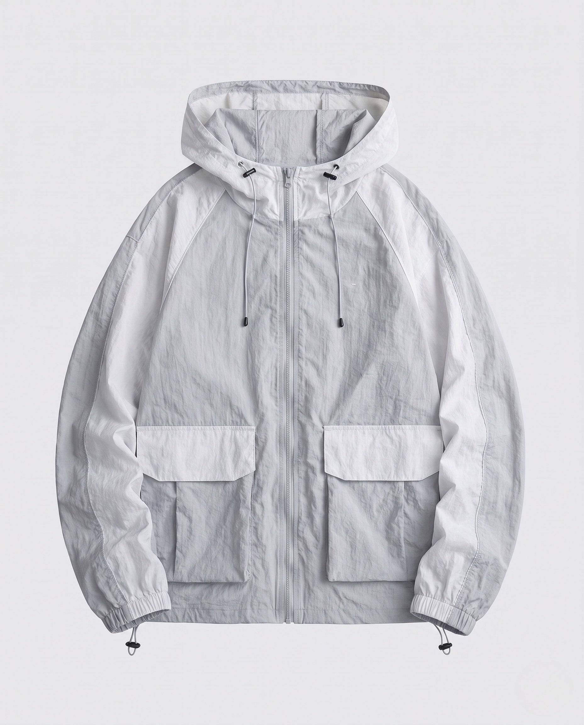 Women's Functional Jacket with Breathable Inserts and Adjustable Hood