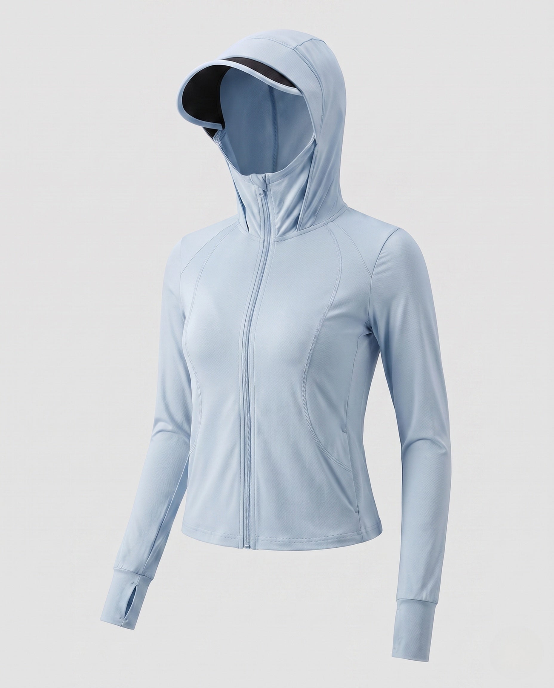 Women's Functional Jacket with UV Protection and Adjustable Hood