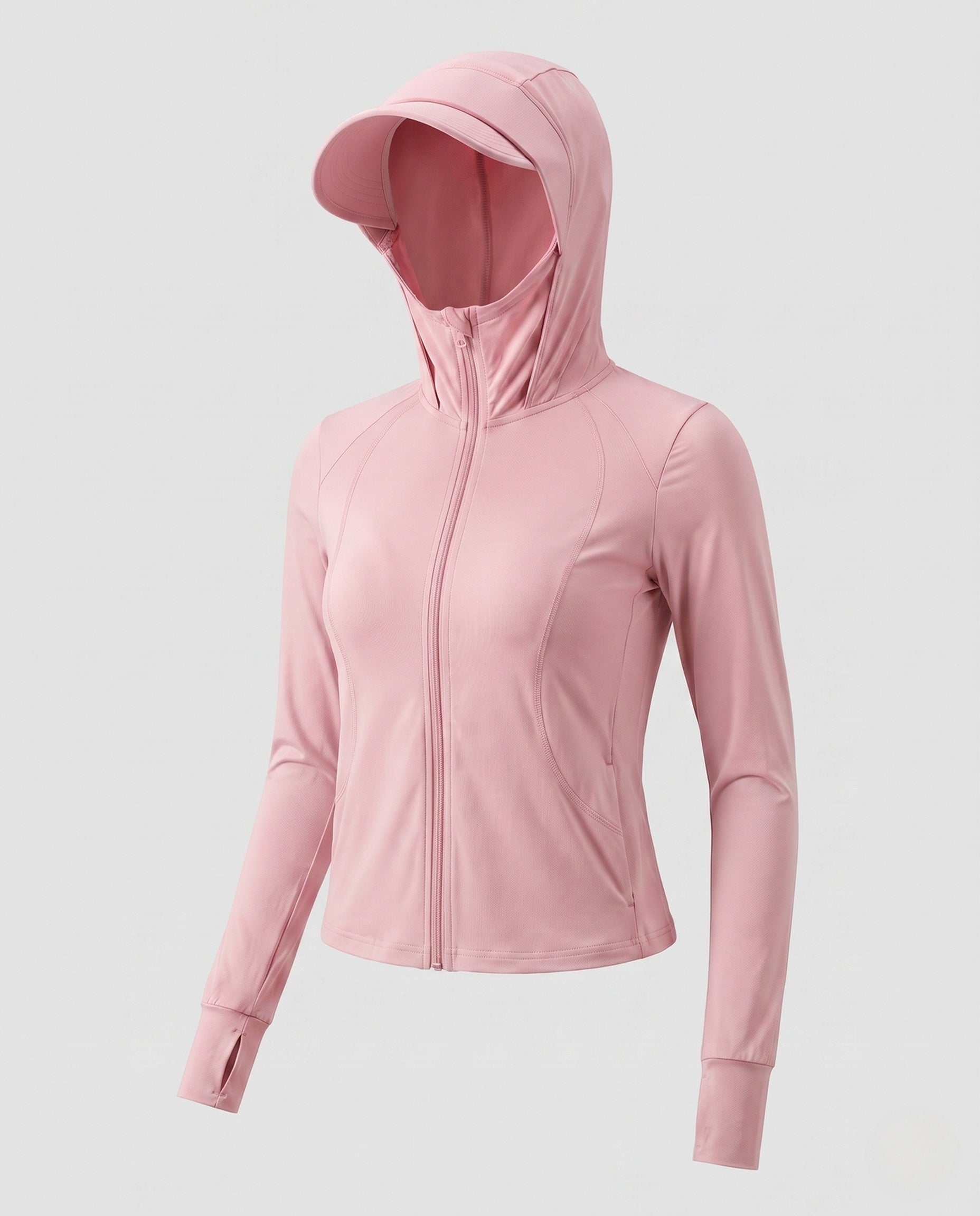 Women's Functional Jacket with UV Protection and Adjustable Hood