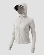 Women's Functional Jacket with UV Protection and Adjustable Hood