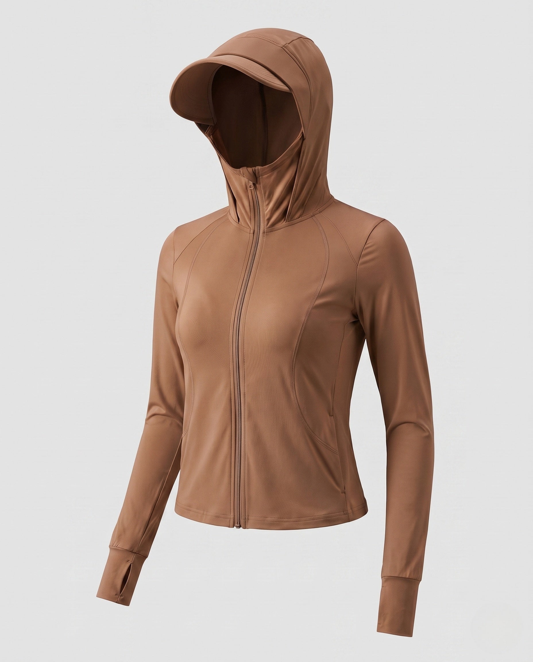 Women's Functional Jacket with UV Protection and Adjustable Hood