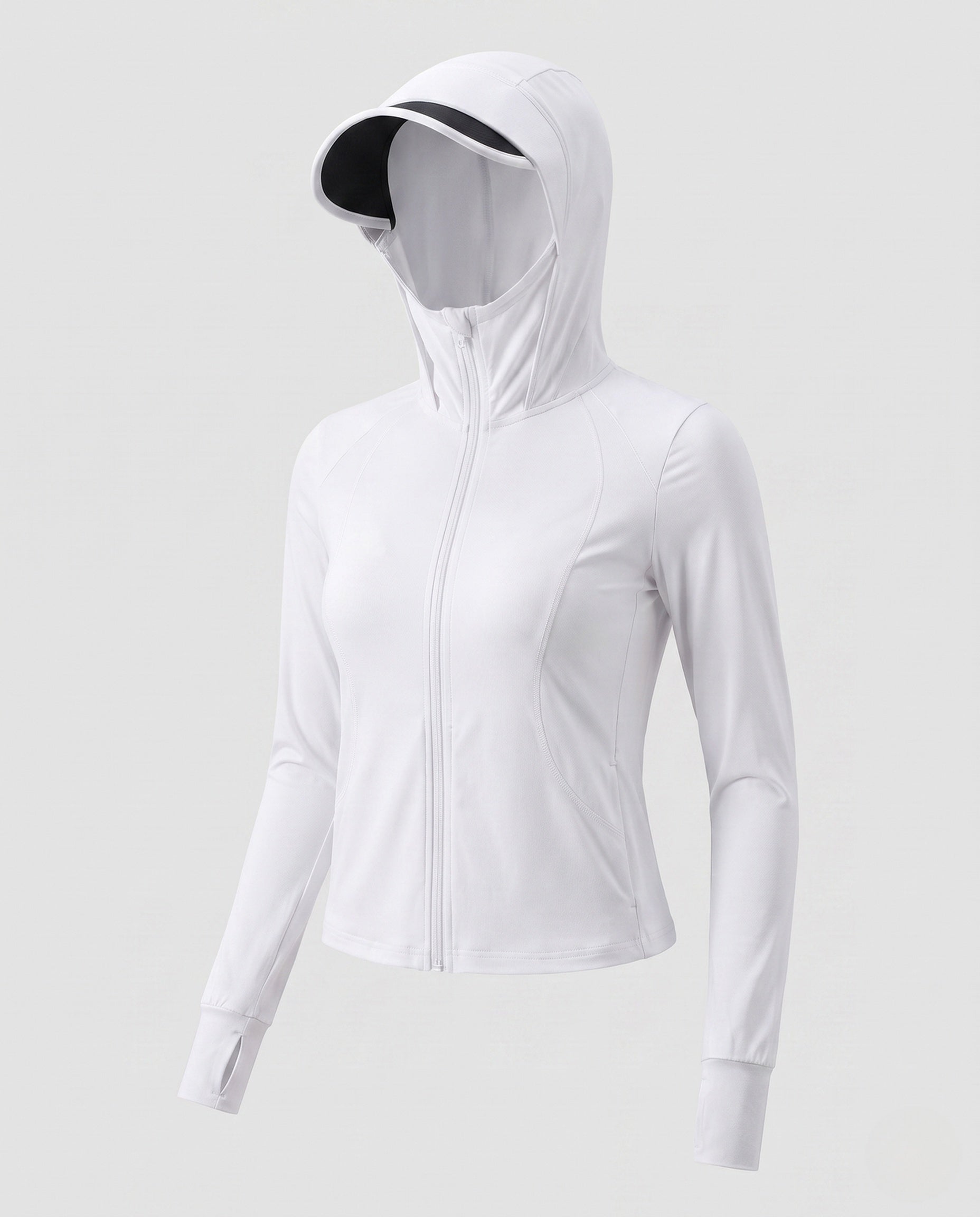 Women's Functional Jacket with UV Protection and Adjustable Hood