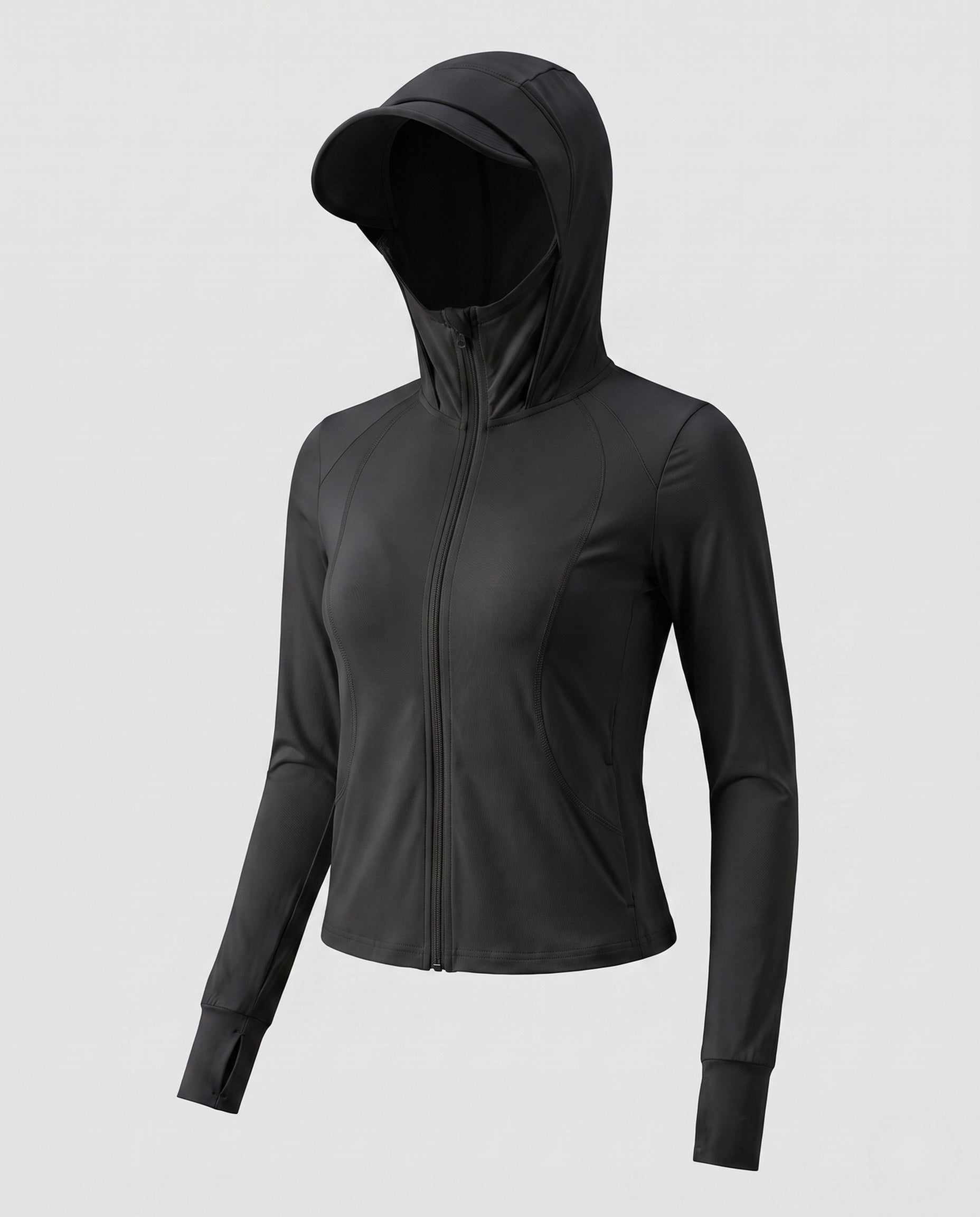 Women's Functional Jacket with UV Protection and Adjustable Hood