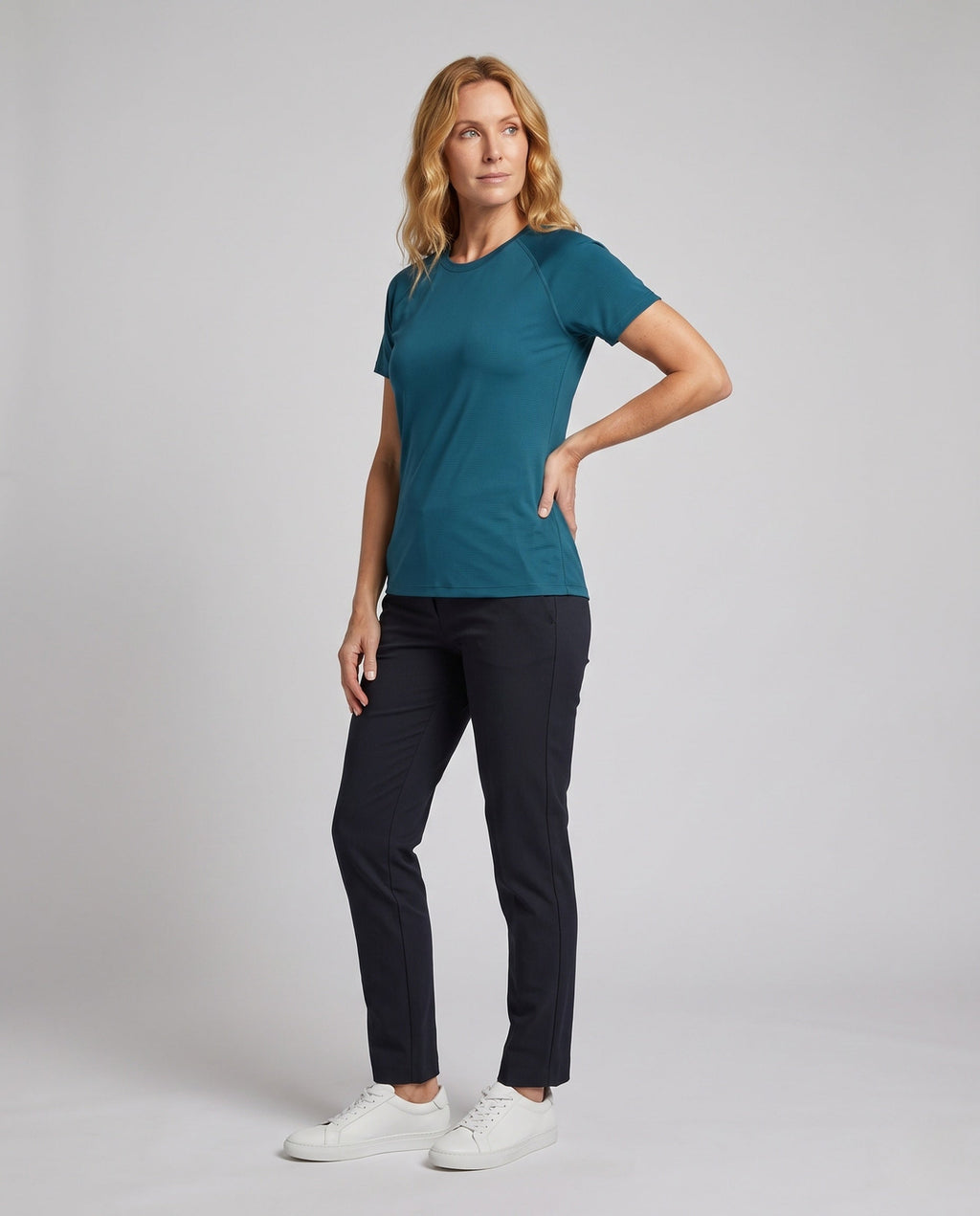 Women's Functional Shirt with Breathable and Cooling Material - Front View