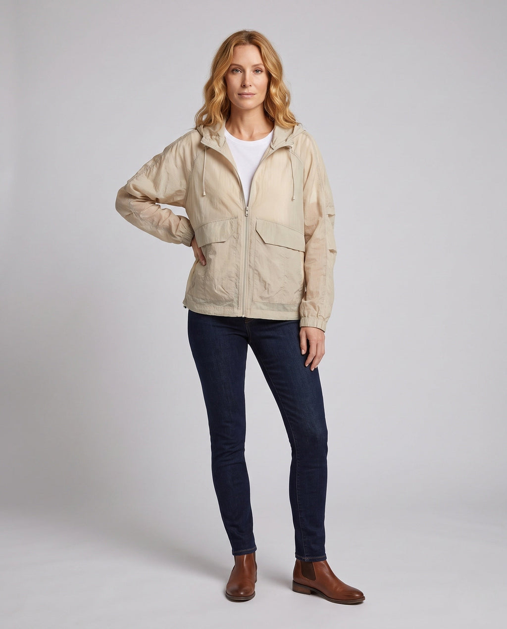 Women's Casual and Functional Transition Jacket - Front View