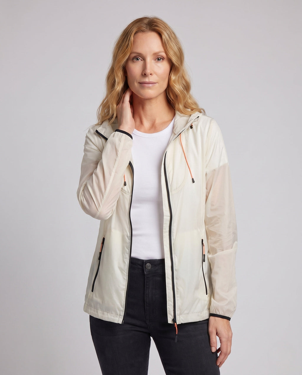 Women's Light Breathable Transition Jacket - Upper Body View