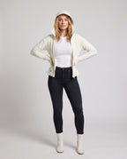 Women's Lightweight Functional Jacket with Adjustable Hood - Front View