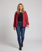 Women's Lightweight Outdoor Jacket with Practical Side Pockets - Front View