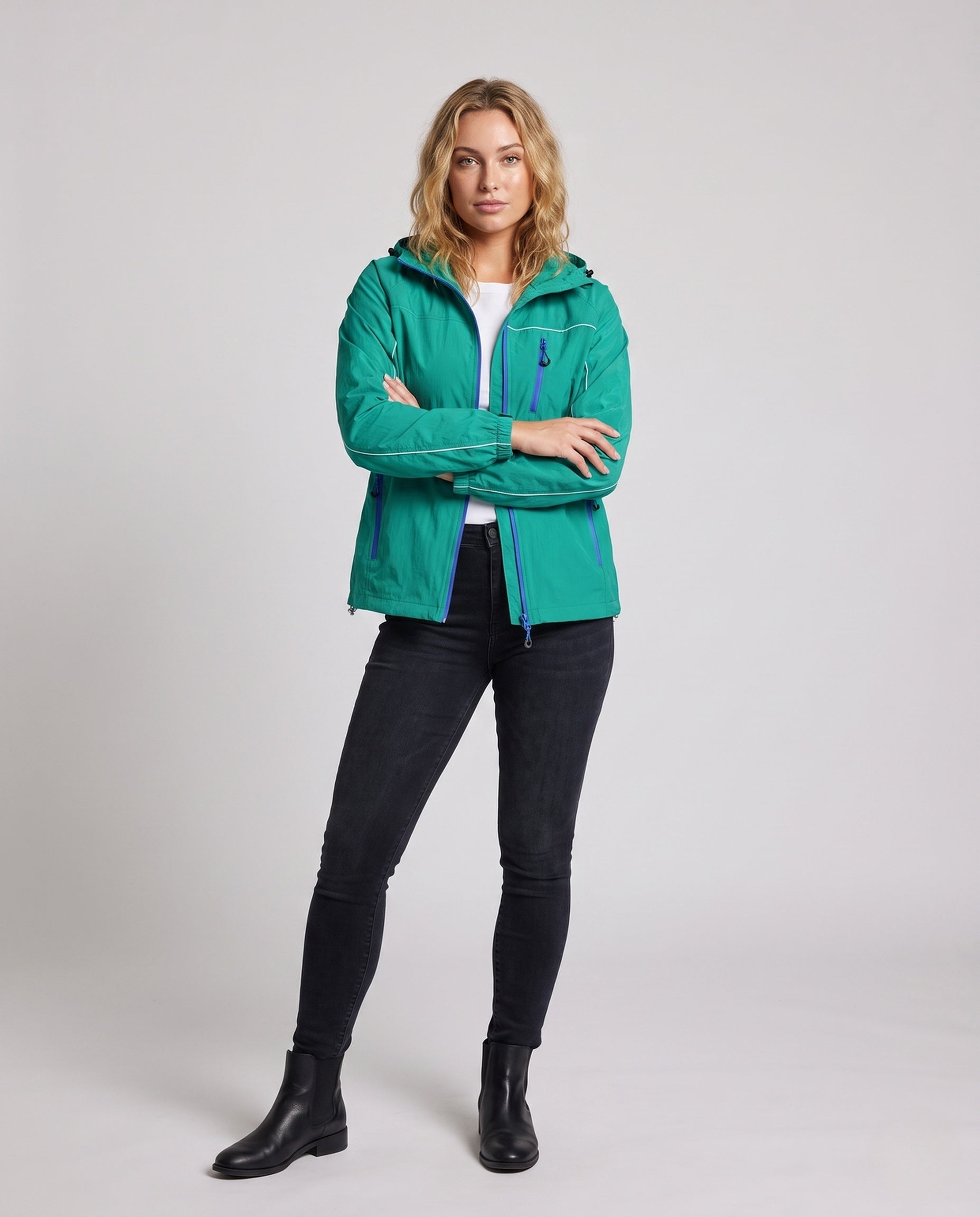Women's Lightweight Outdoor Jacket with UV Protection - Front View