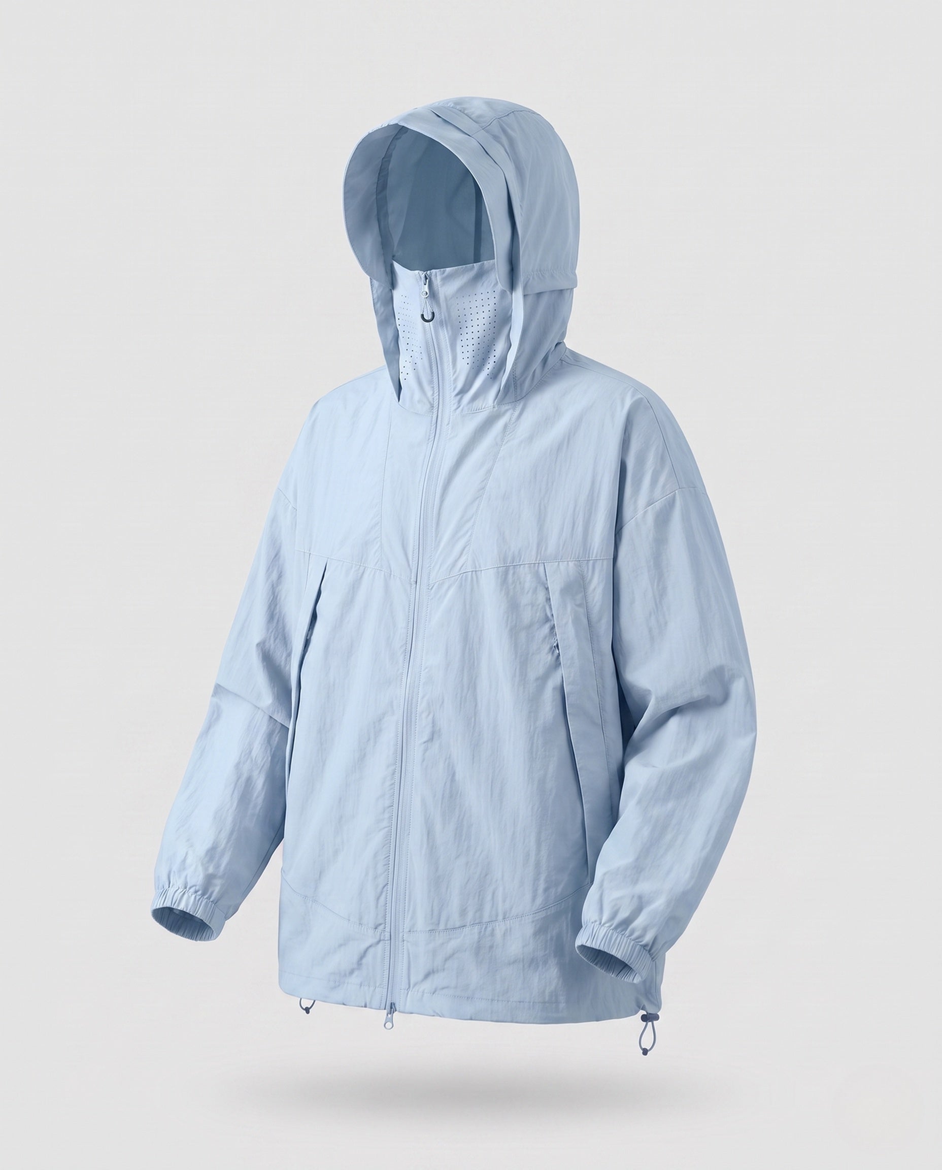 Women's Lightweight Outdoor Jacket with Packable Hood Design