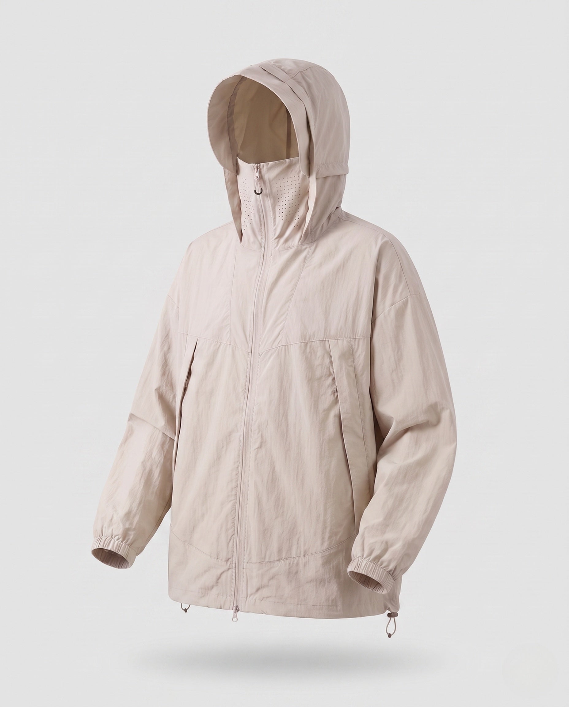 Women's Lightweight Outdoor Jacket with Packable Hood Design