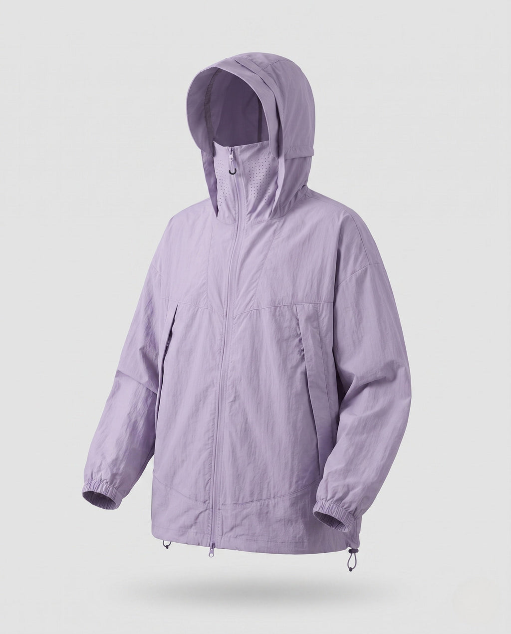 Women's Lightweight Outdoor Jacket with Packable Hood Design