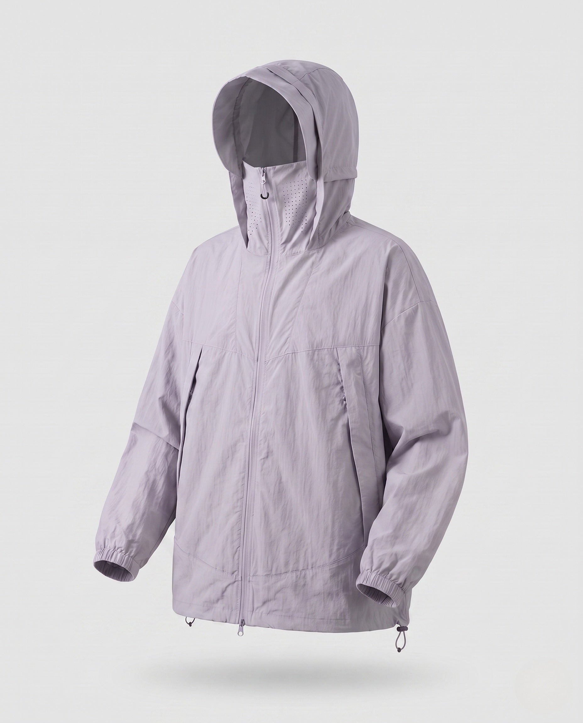 Women's Lightweight Outdoor Jacket with Packable Hood Design
