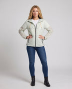 Women's Lightweight Cycling Jacket with Practical Hood Design - Front View