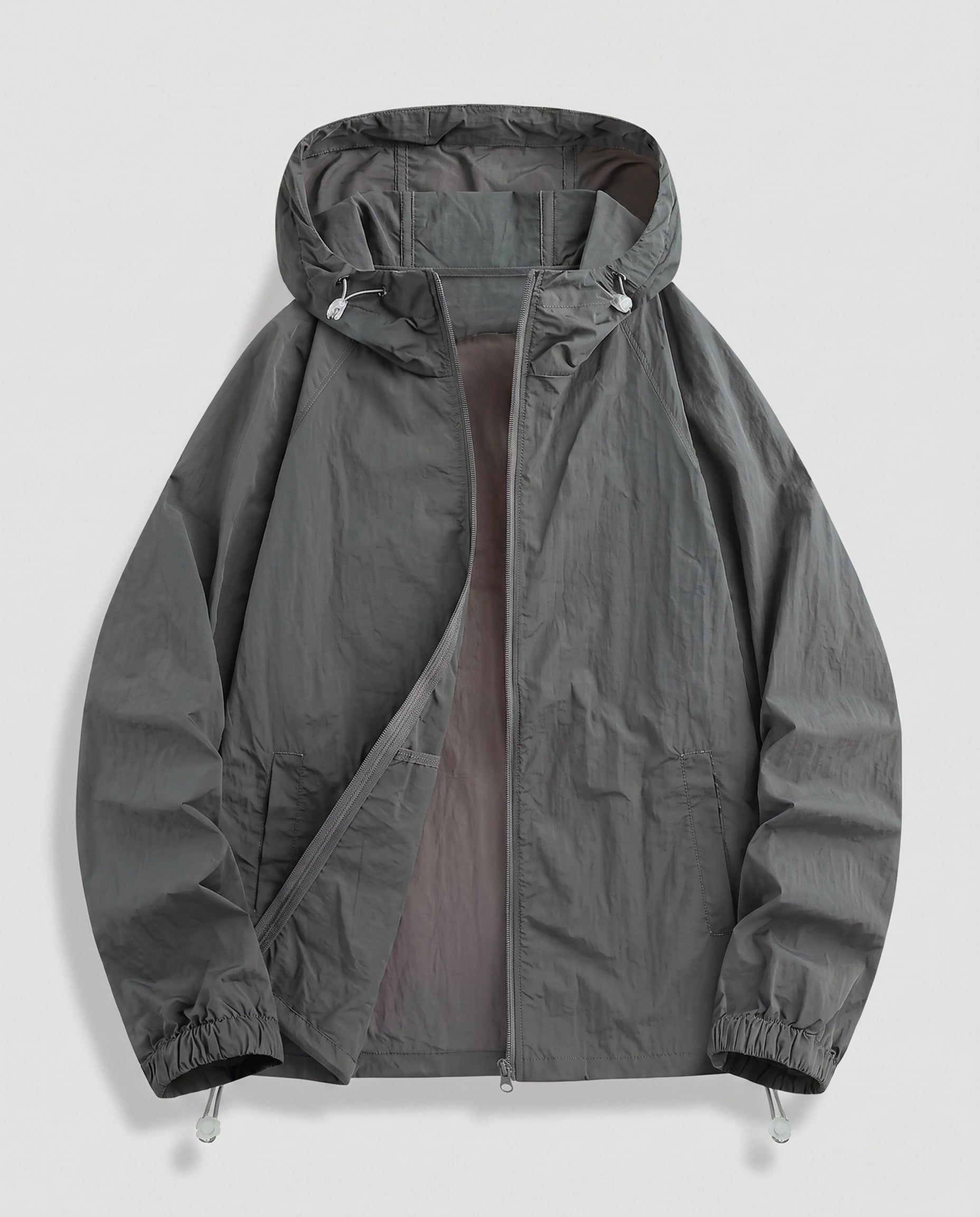 Women's Lightweight Transitional Jacket with Practical Pockets, Hood