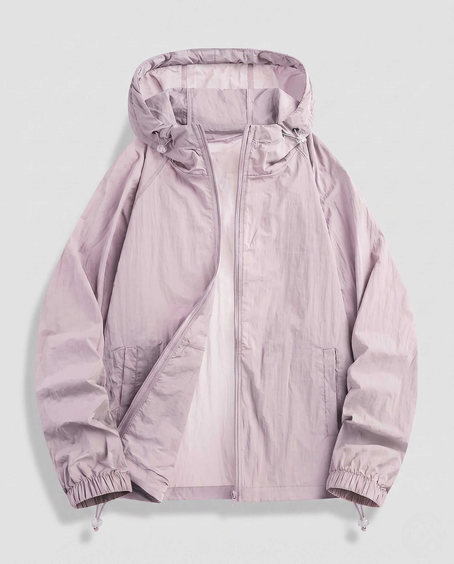 Women's Lightweight Transitional Jacket with Practical Pockets, Hood
