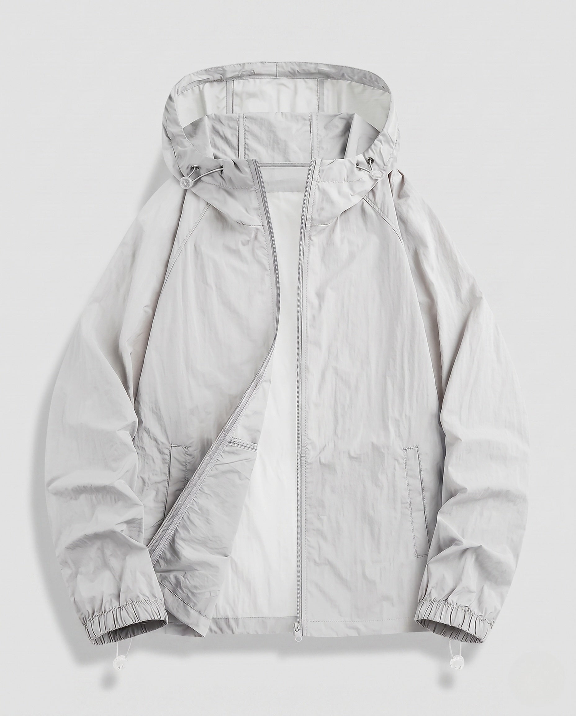 Women's Lightweight Transitional Jacket with Practical Pockets, Hood