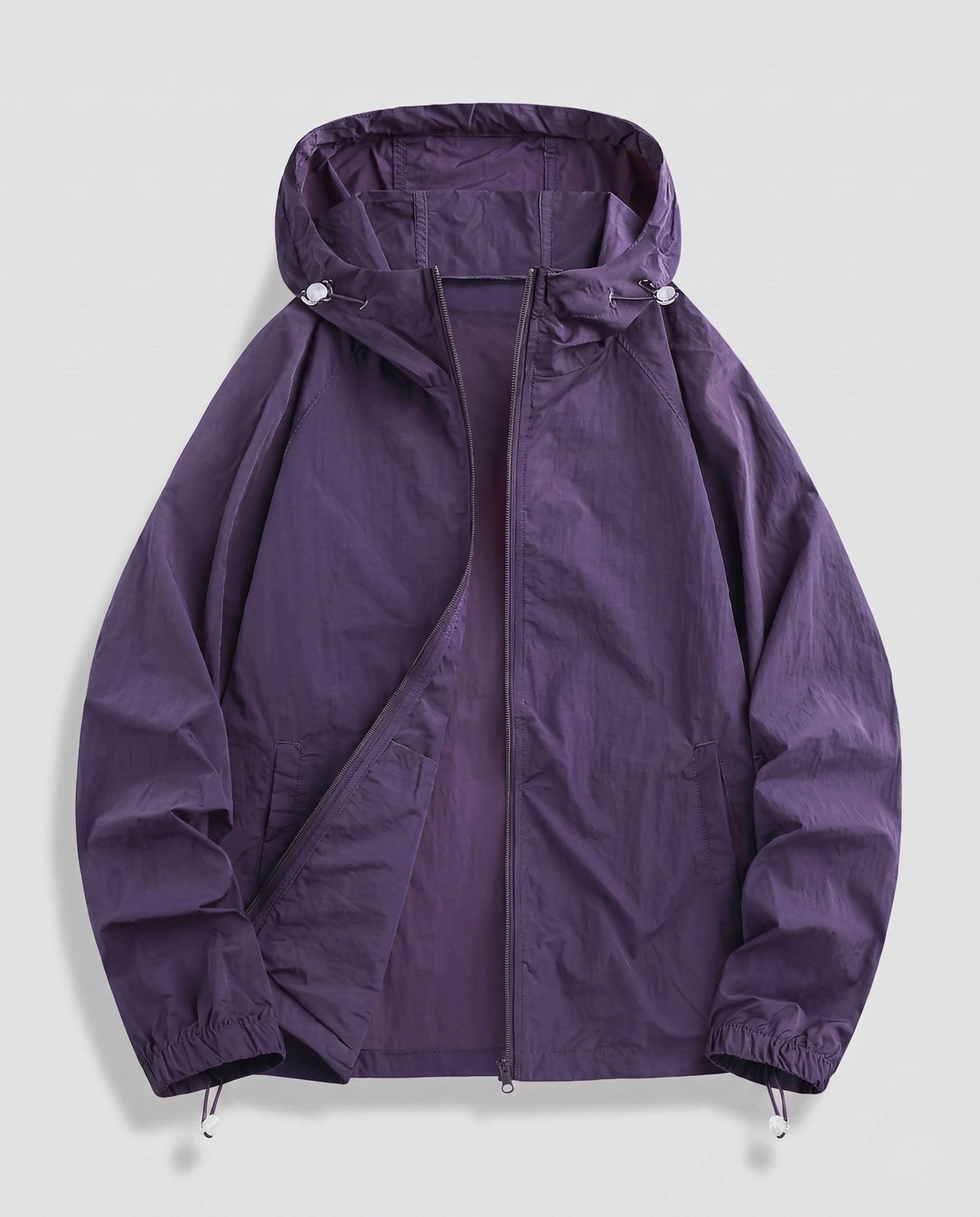 Women's Lightweight Transitional Jacket with Practical Pockets, Hood