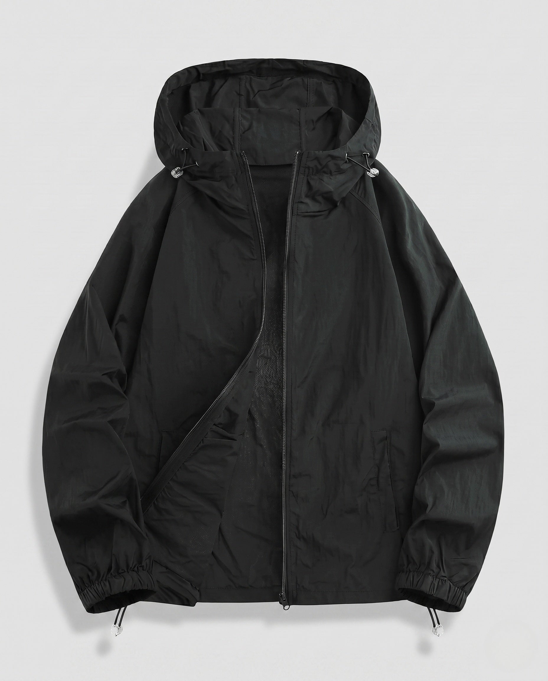 Women's Lightweight Transitional Jacket with Practical Pockets, Hood