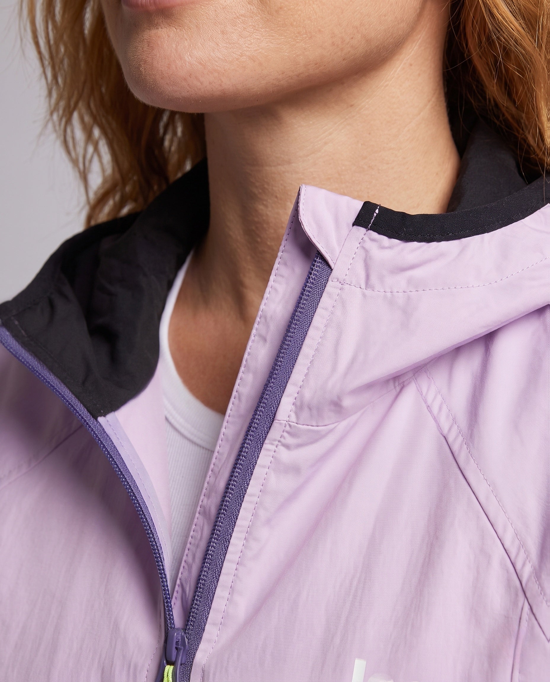 Women's Lightweight and Breathable Functional Jacket - Close-Up Detail