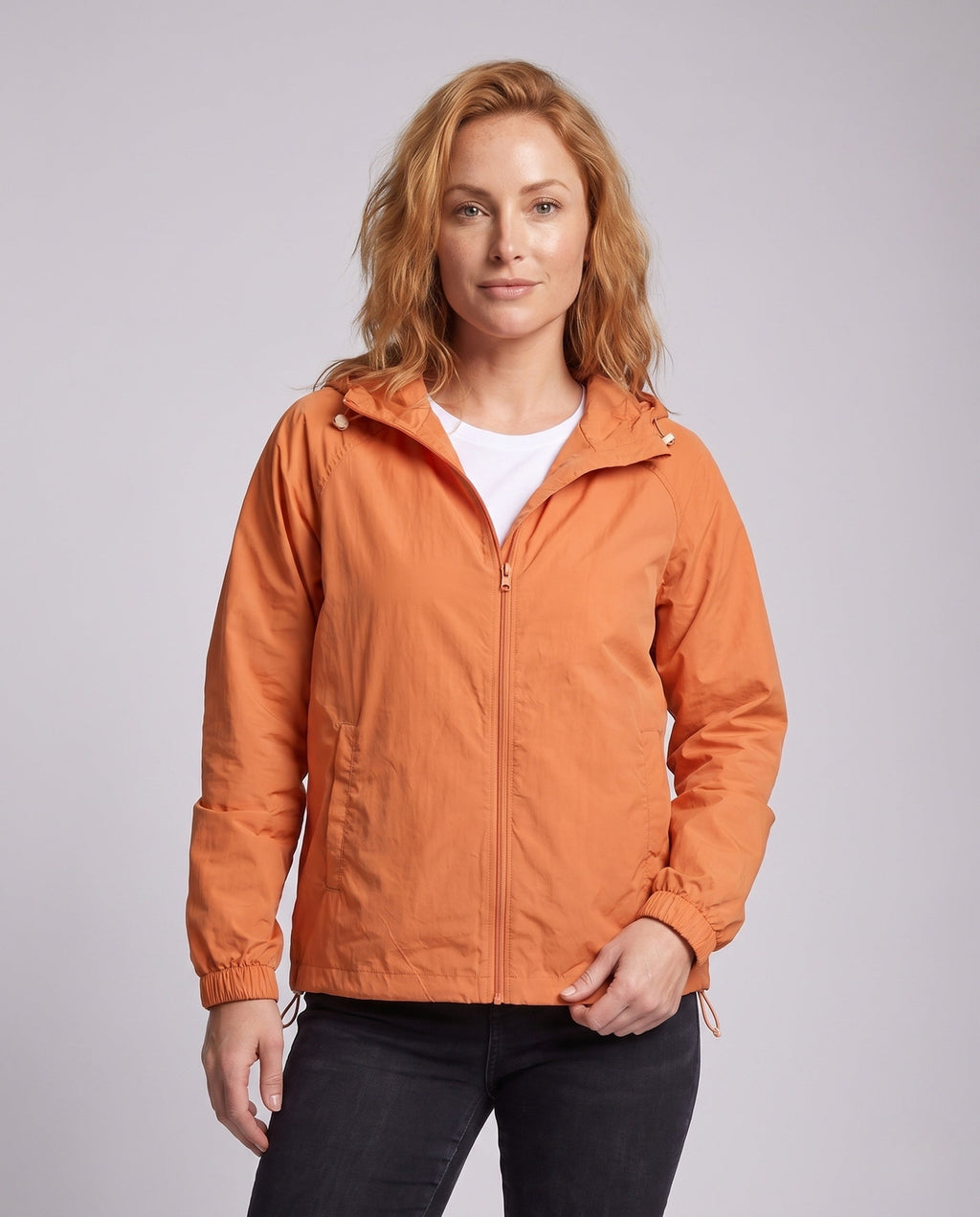 Women's Lightweight and Breathable Outdoor Jacket - Upper Body View