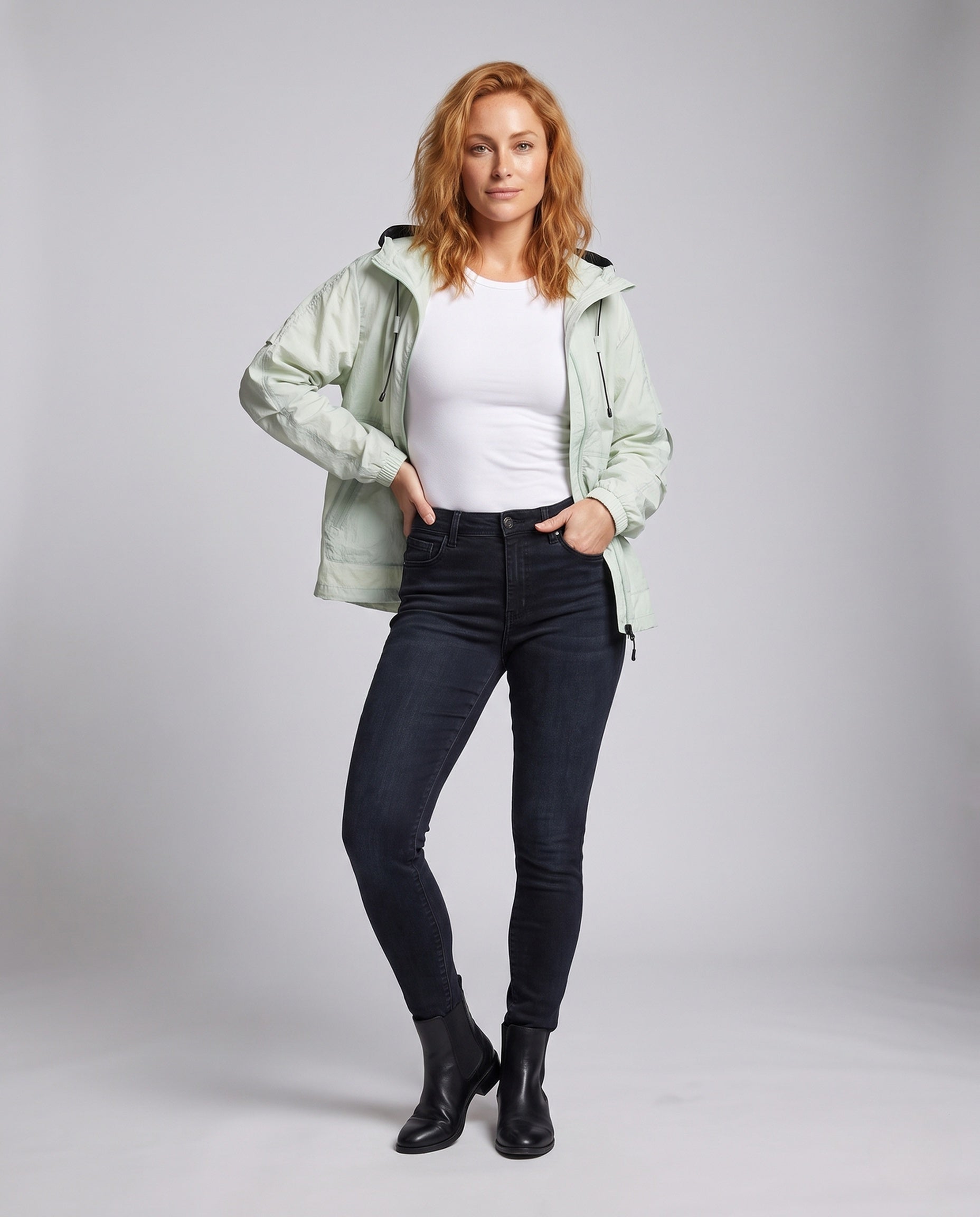 Women's Lightweight and Breathable Outdoor Jacket with UV Protection - Front View