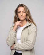 Women's Lightweight and Breathable Windbreaker Jacket - Upper Body View