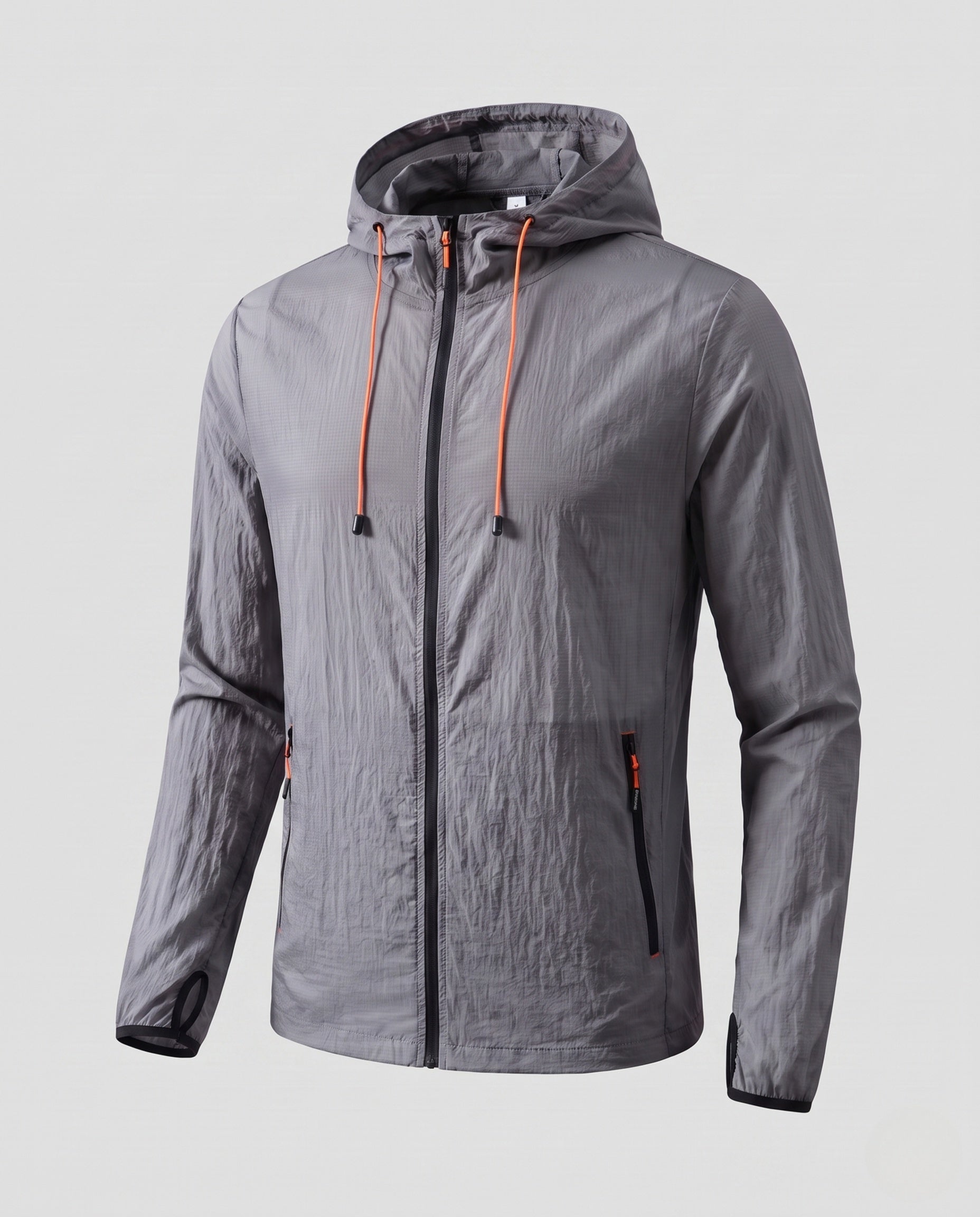 Women's Lightweight and Breathable Windbreaker with Adjustable Hood