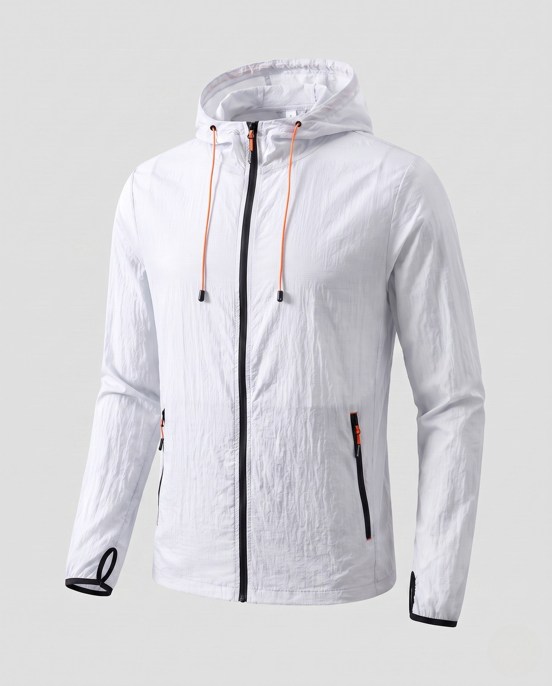 Women's Lightweight and Breathable Windbreaker with Adjustable Hood