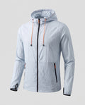 Women's Lightweight and Breathable Windbreaker with Adjustable Hood