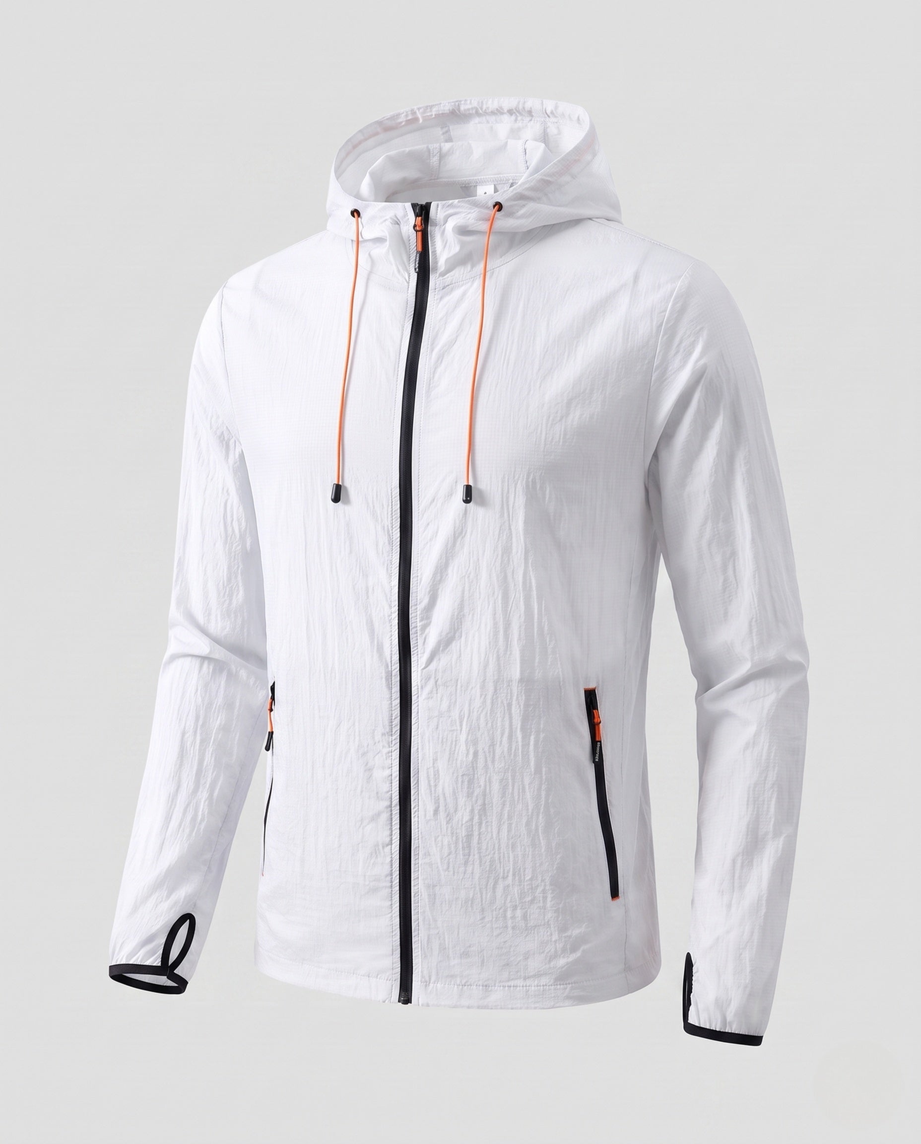 Women's Lightweight and Breathable Windbreaker with Adjustable Hood