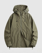Women's Lightweight and Functional Rain Jacket with Adjustable Hood