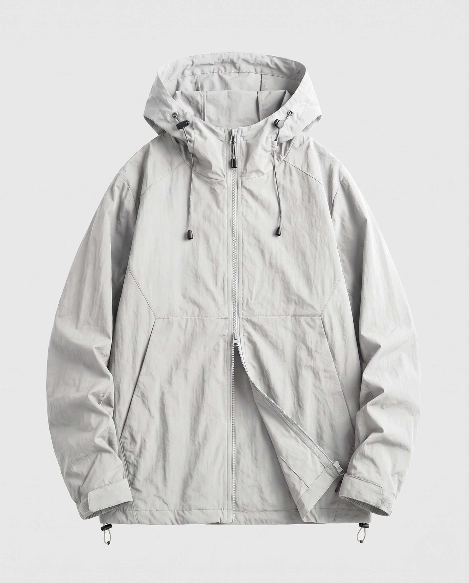 Women's Lightweight and Functional Rain Jacket with Adjustable Hood