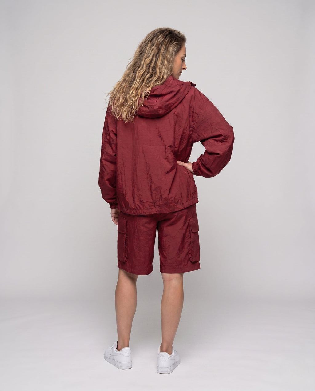 Women's Lightweight and Stylish Outdoor Jacket with Pockets - Back View