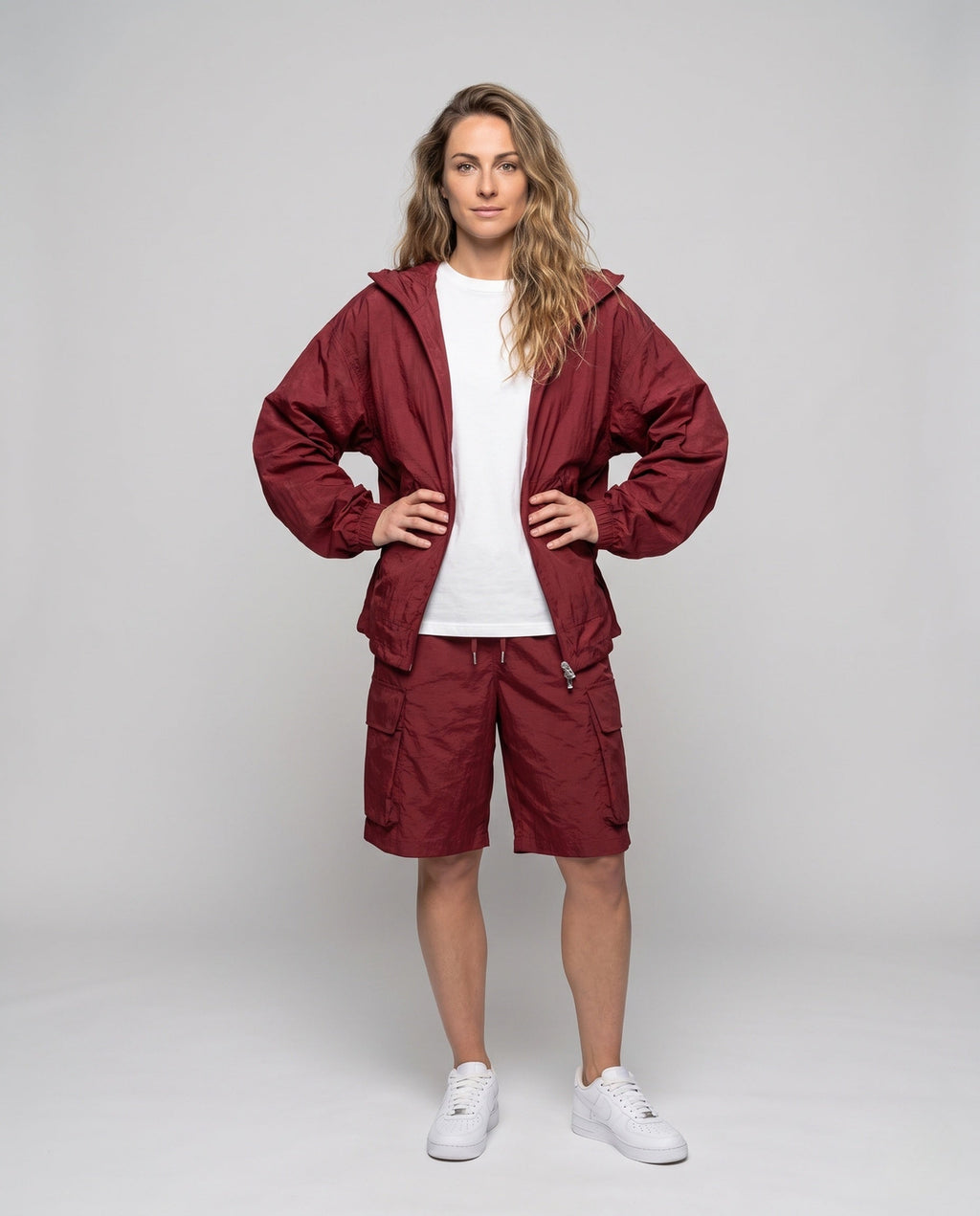 Women's Lightweight and Stylish Outdoor Jacket with Pockets - Front View