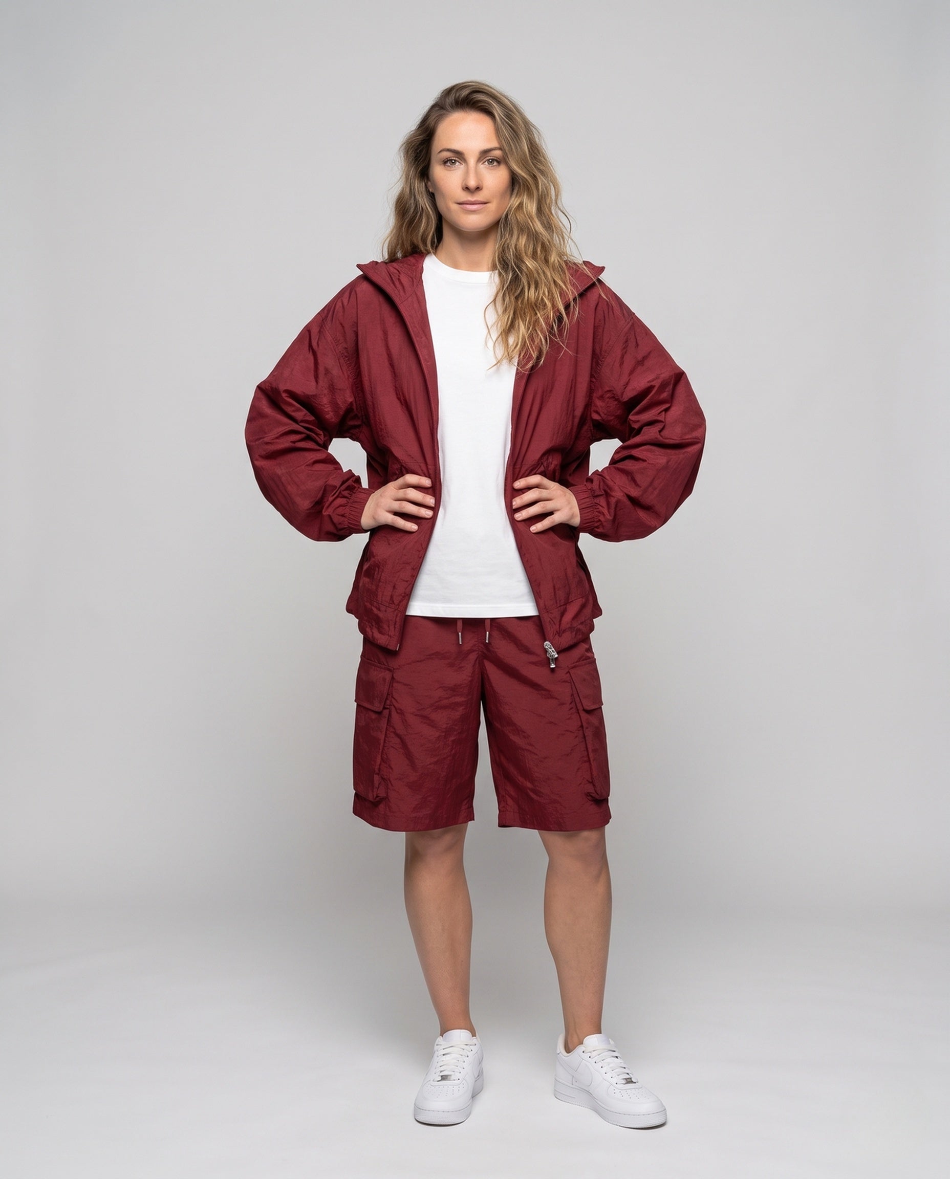 Women's Lightweight and Stylish Outdoor Jacket with Pockets - Front View