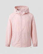 Women's Lightweight Windbreaker Jacket with Adjustable Hood