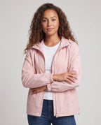 Women's Lightweight Windbreaker with Breathable Design - Upper Body View