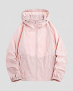 Women's Lightweight Windbreaker with Breathable Design