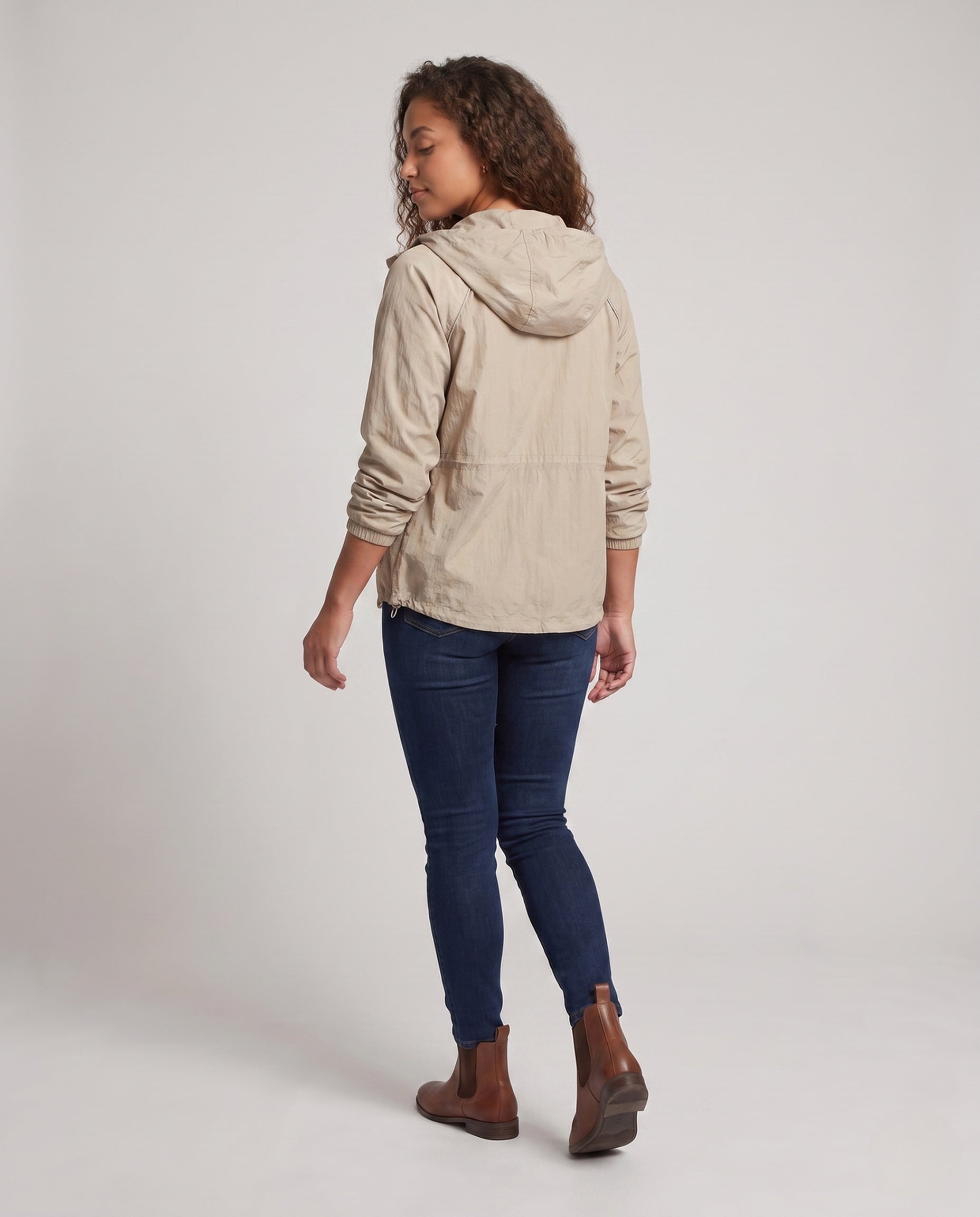 Women's Light Windbreaker - Back View