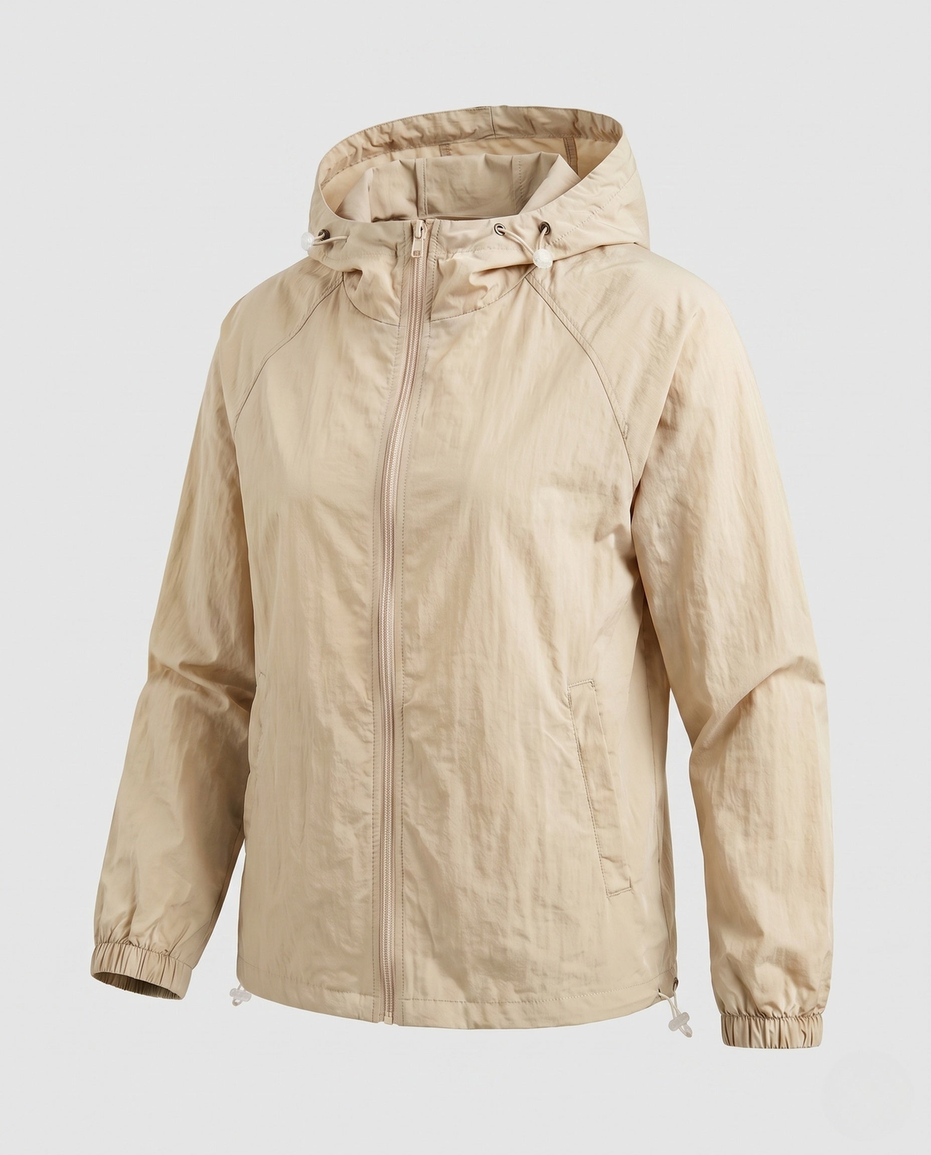 Women's Practical Outdoor Jacket with Adjustable Hood