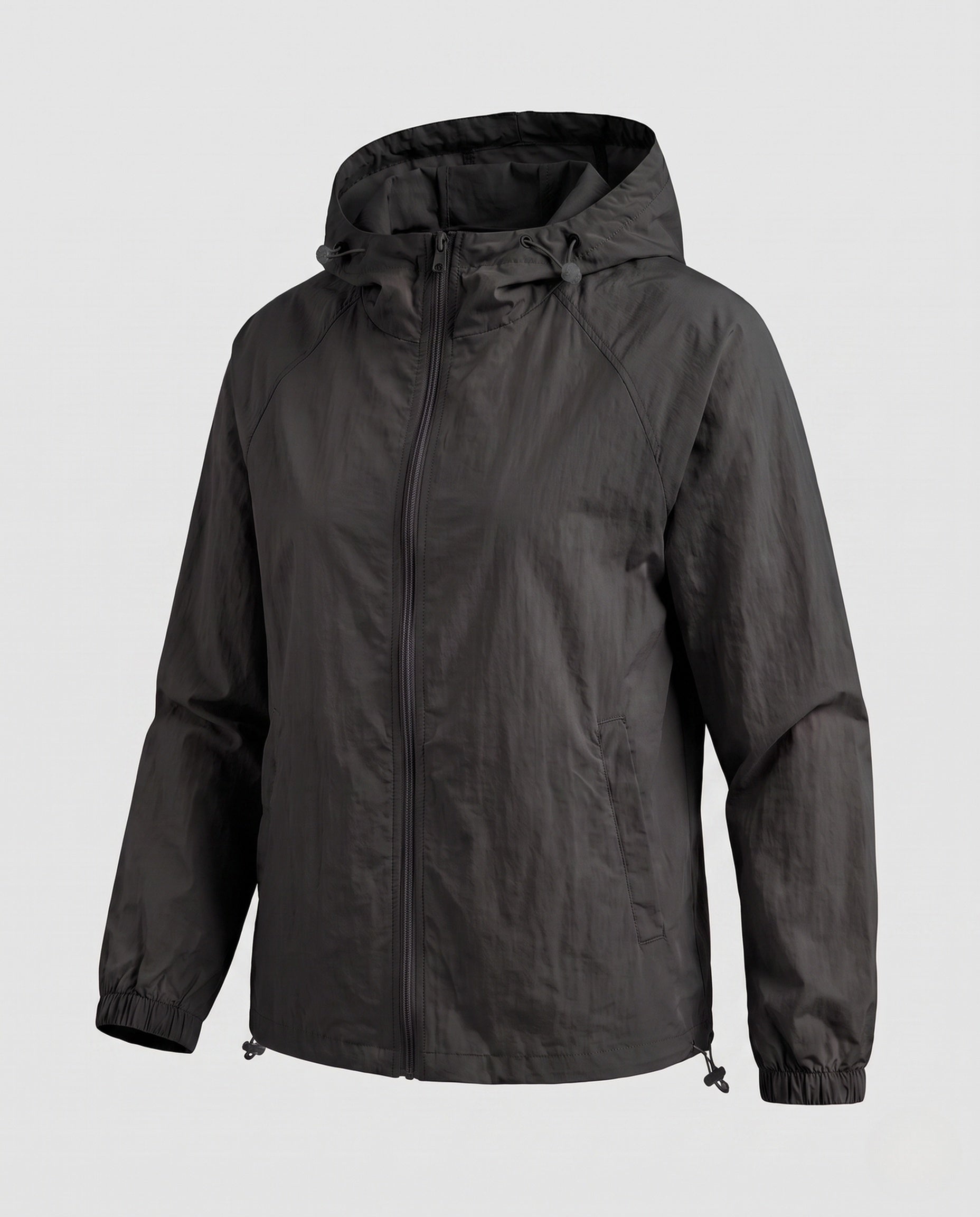 Women's Practical Outdoor Jacket with Adjustable Hood