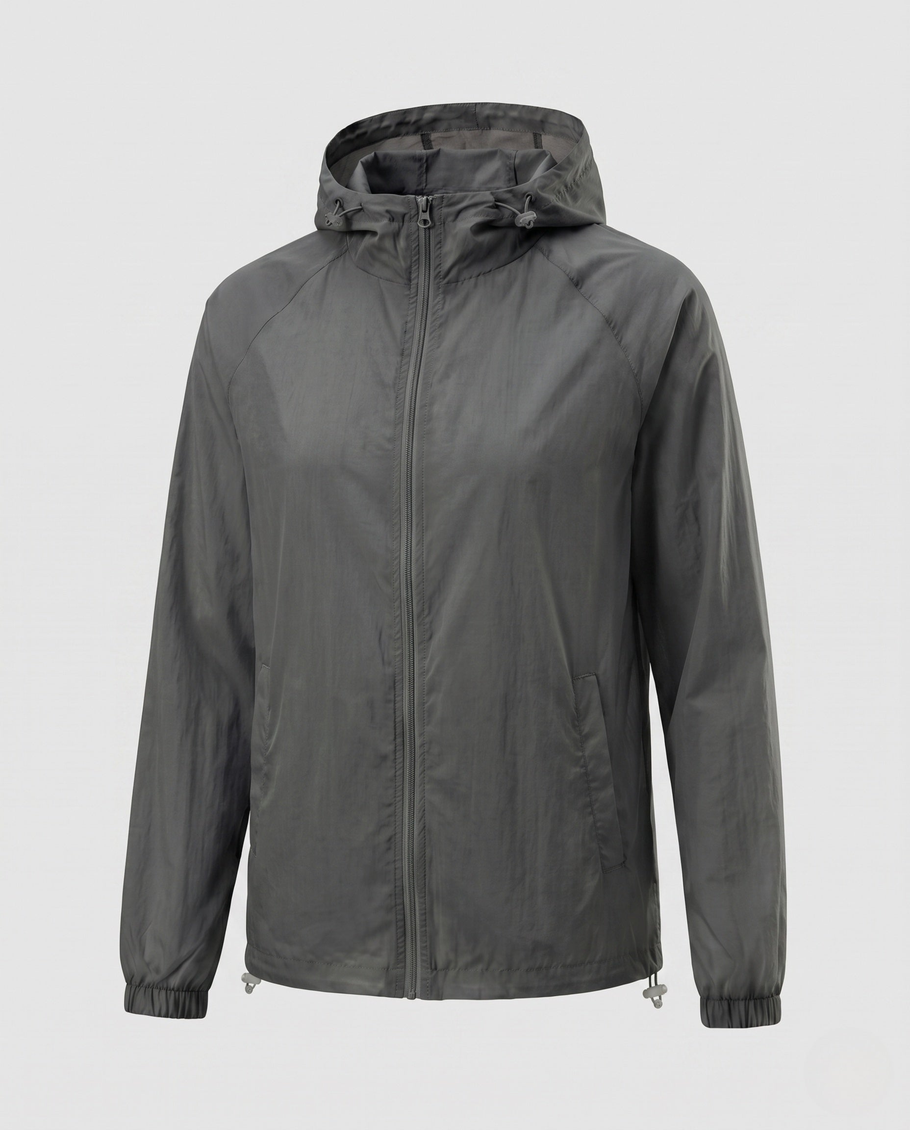 Women's Practical Windbreaker Jacket with Adjustable Hood