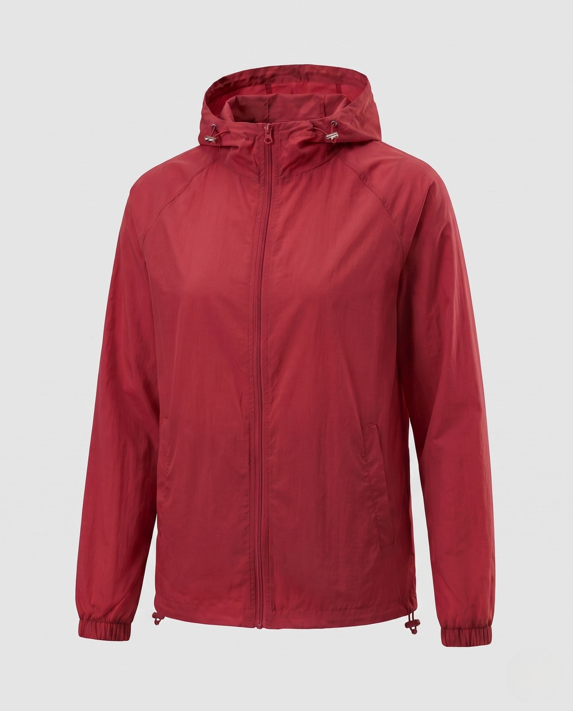 Women's Practical Windbreaker Jacket with Adjustable Hood