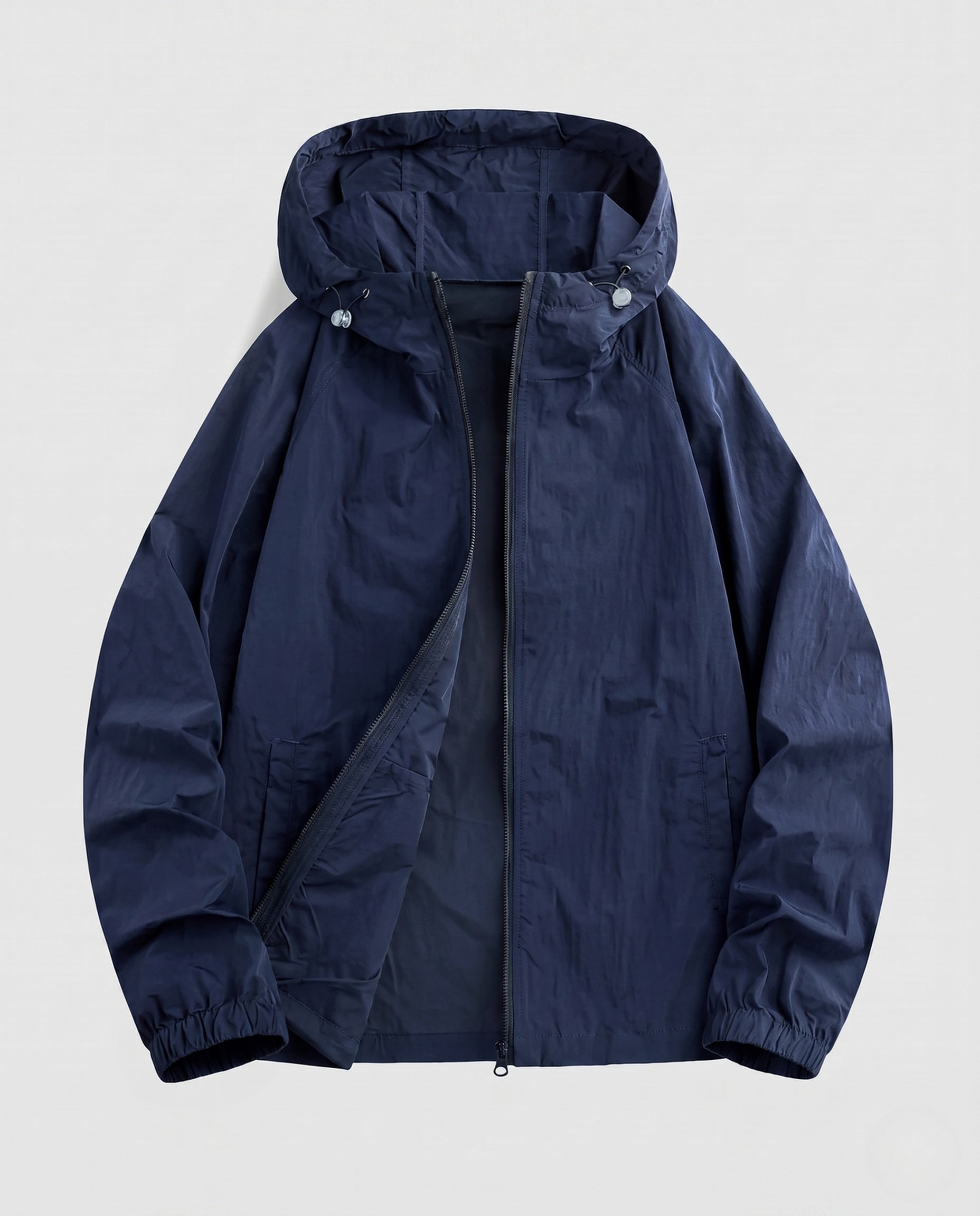 Women's Practical Windbreaker Jacket with Adjustable Hood