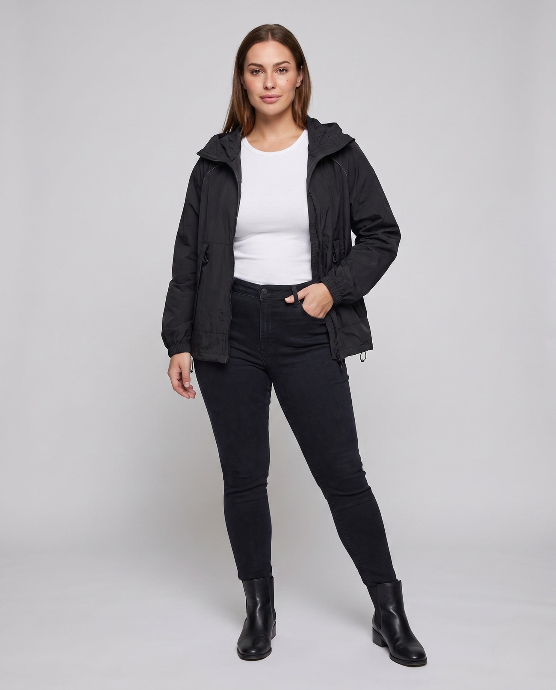 Women's Technical Leisure Jacket - Front View