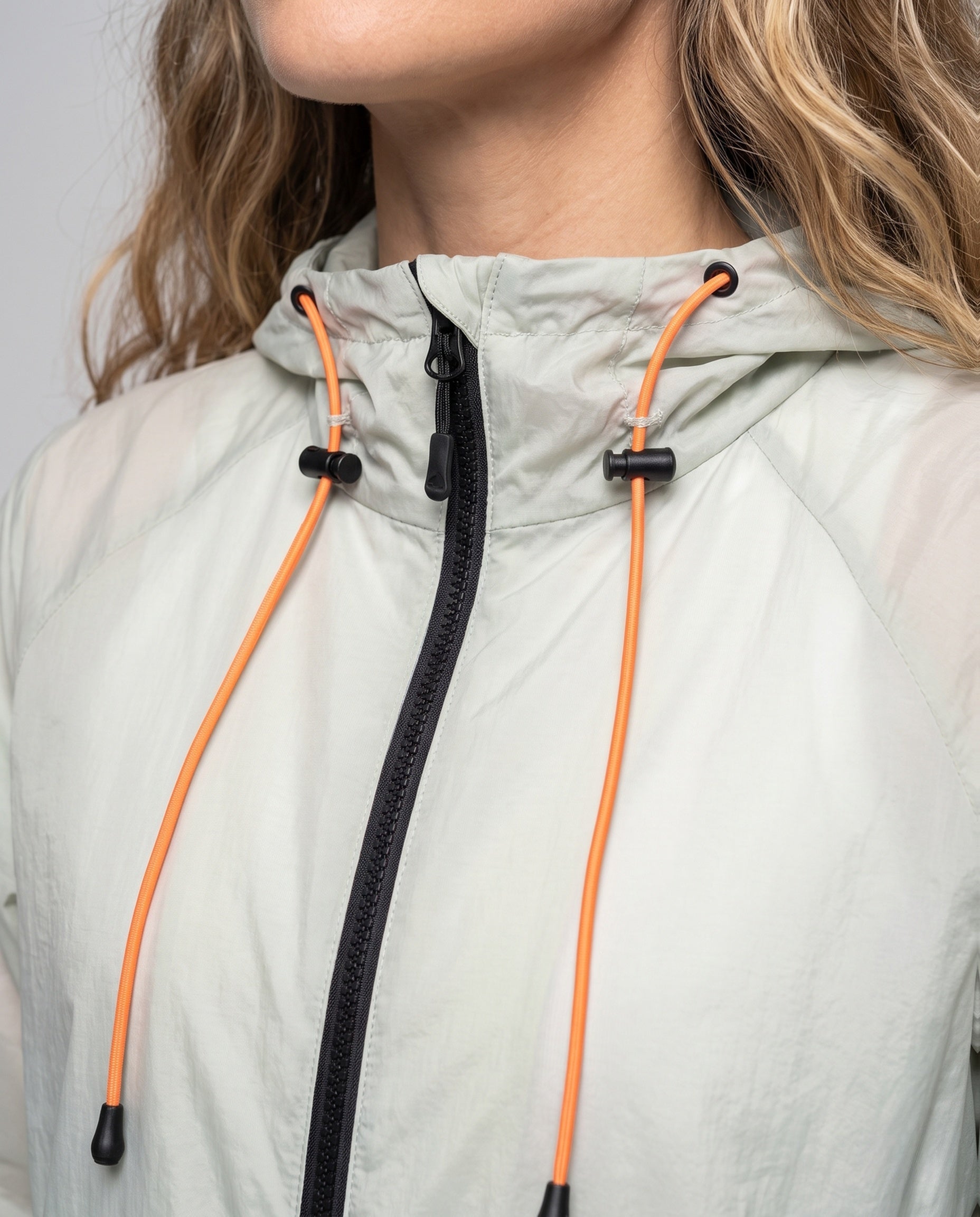 Women's Technical Outdoor Jacket - Close-Up Detail