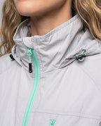 Women's Technical Windbreaker with UV Protection - Close-Up Detail
