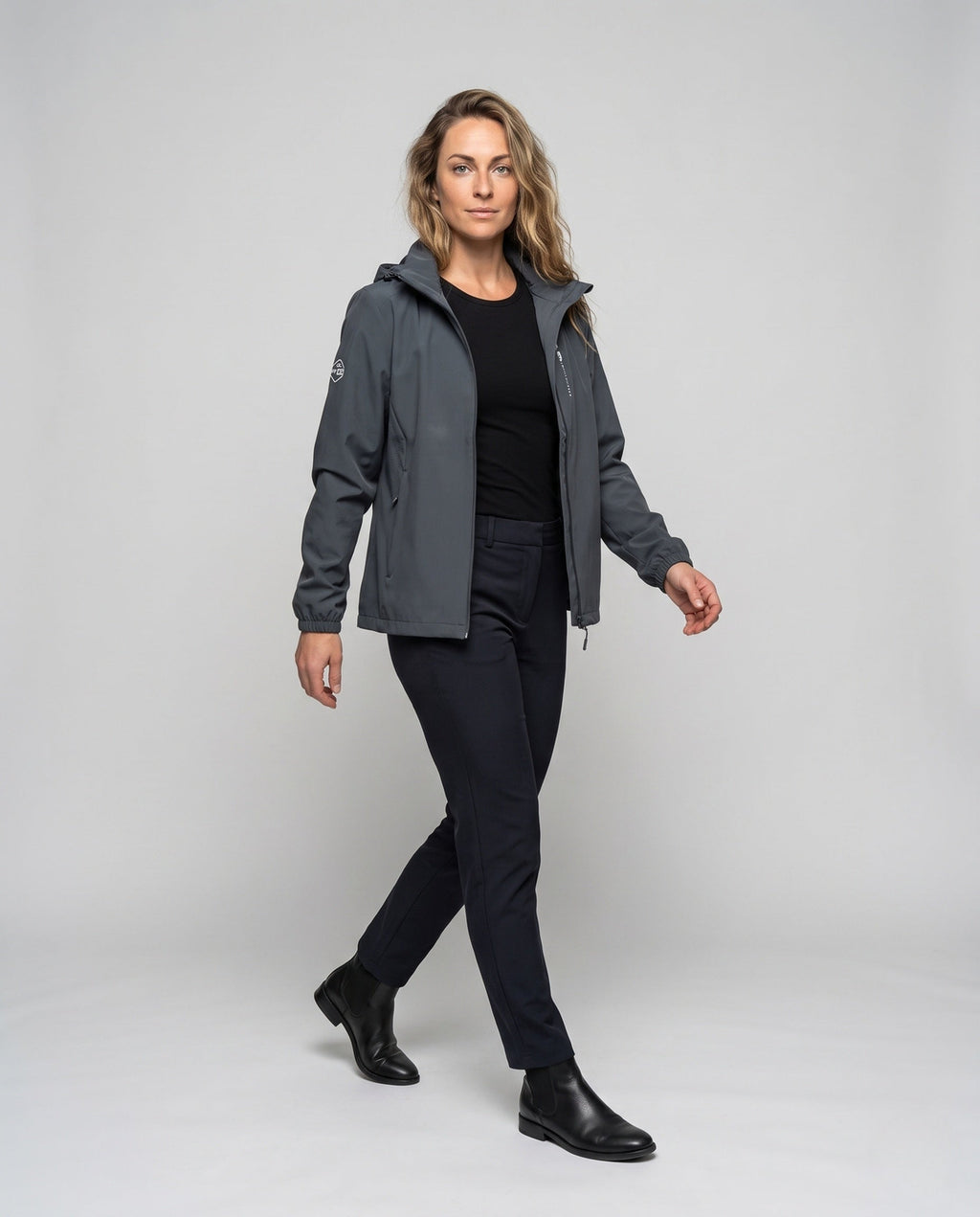 Women's Ultralight Sports Jacket with Waterproof Design - Front View